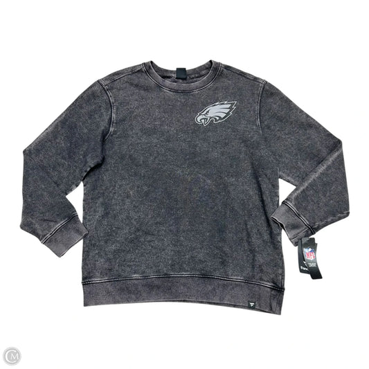 Sweatshirt Crewneck By Fanatics In Grey, Size: L