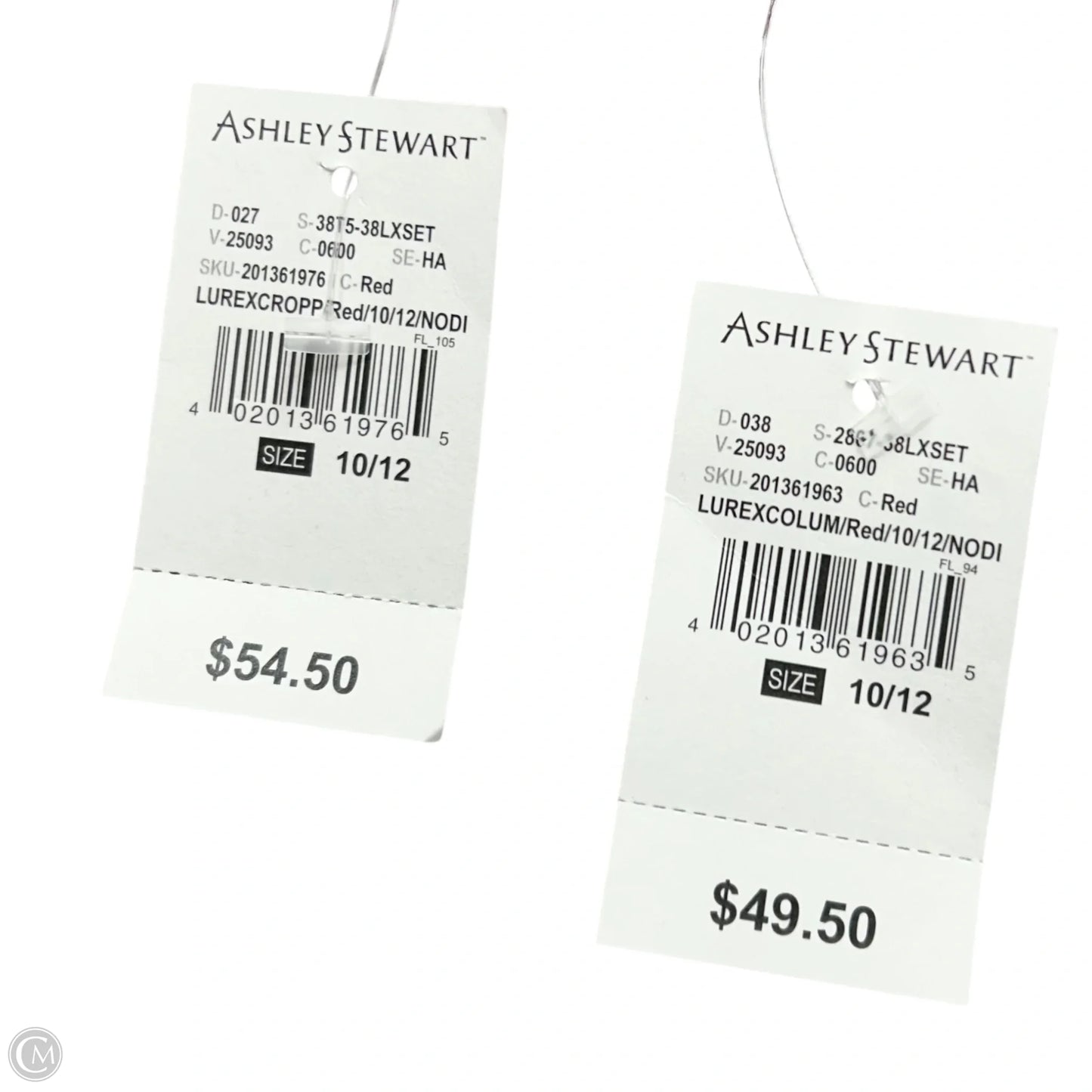 Skirt Set 2pc By Ashley Stewart In Red, Size: M