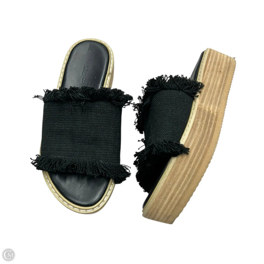 Sandals Heels Platform By Tony Bianco In Black, Size: 6