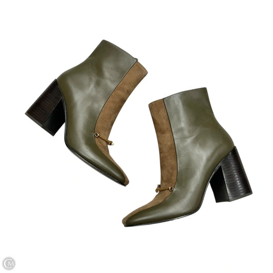 Boots Designer By Tory Burch In Brown & Green, Size: 8.5