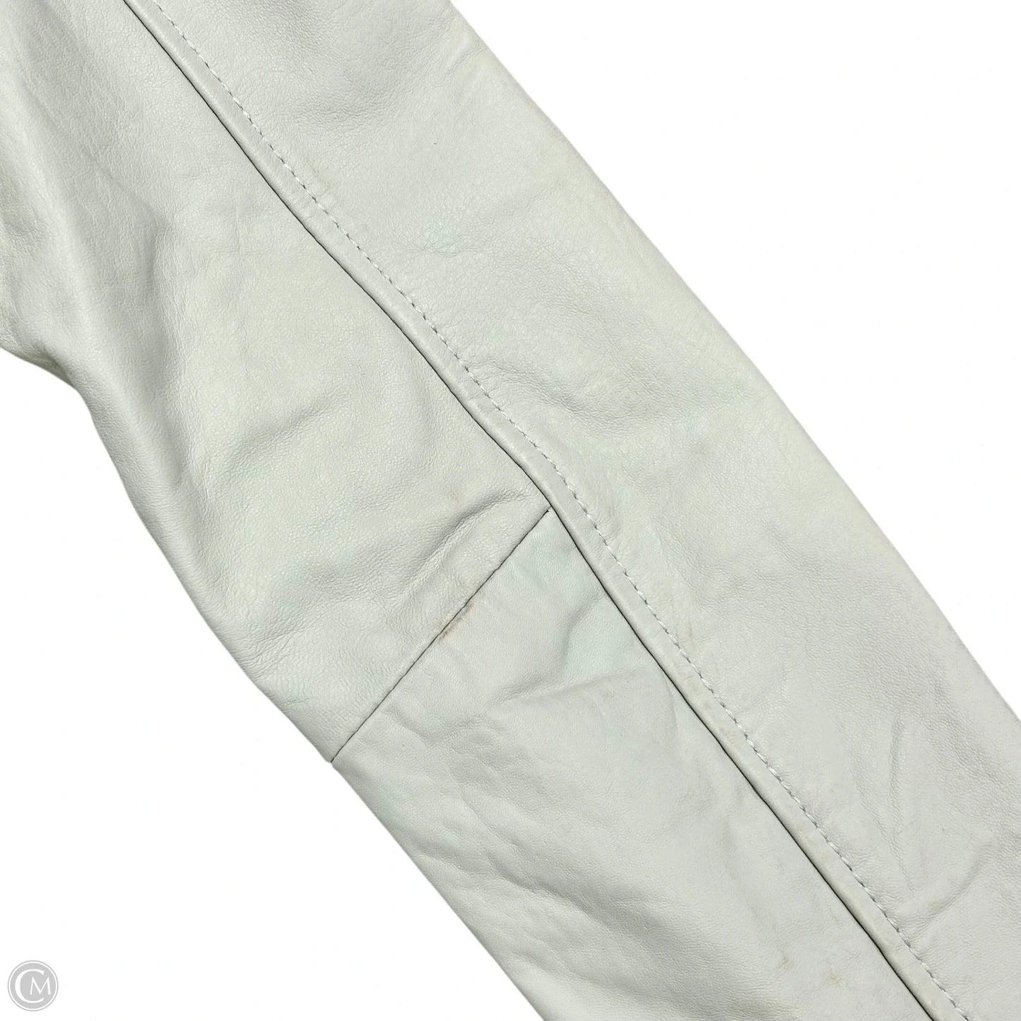 Jacket Leather By Wilsons Leather In Pale Mint, Size: M