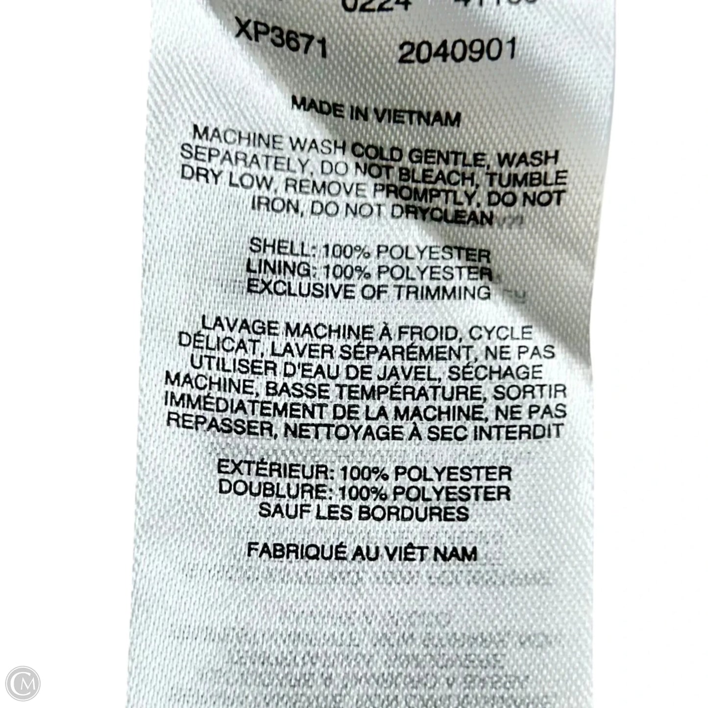 Jacket Fleece By Columbia In Tan & Cream, Size: L