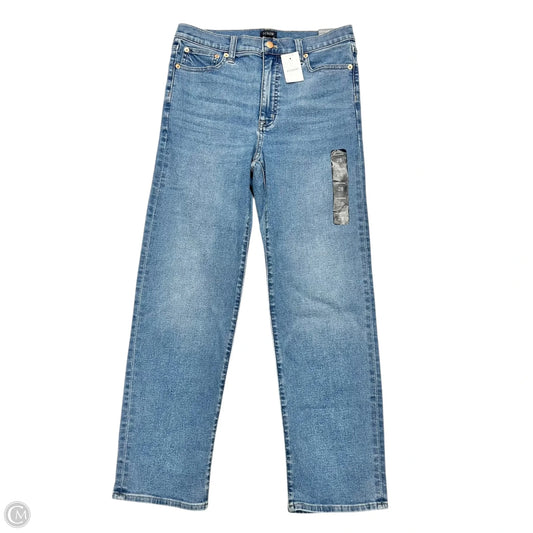 Jeans Straight By J. Crew In Blue Denim, Size: 6