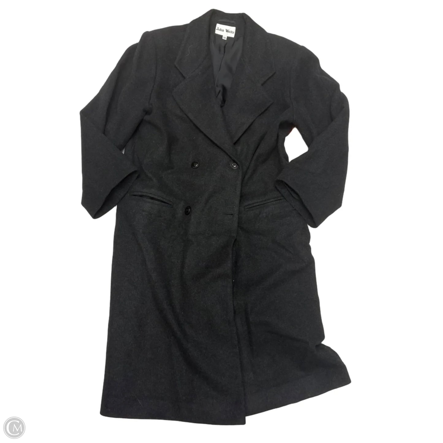 Coat Peacoat By John Weitz In Black, Size: Xlp