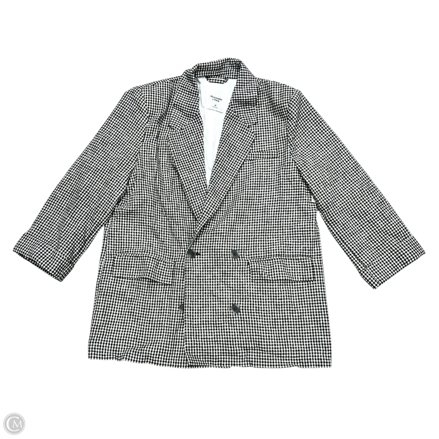 Blazer By Abercrombie And Fitch In Black & White, Size: M