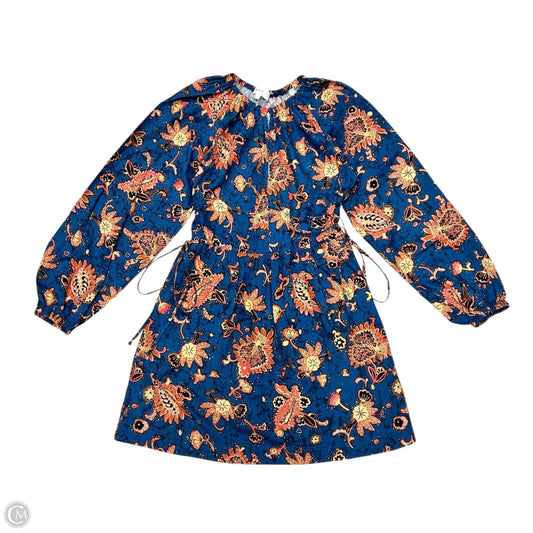 Dress Casual Short By Alc In Blue & Orange, Size: S