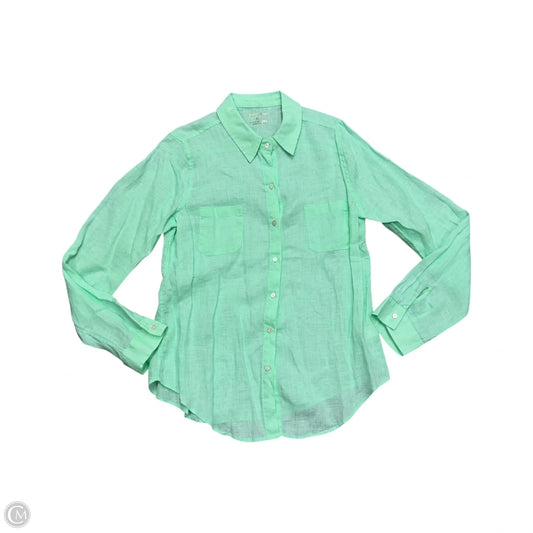 Top Long Sleeve Designer By Lilly Pulitzer In Green, Size: M