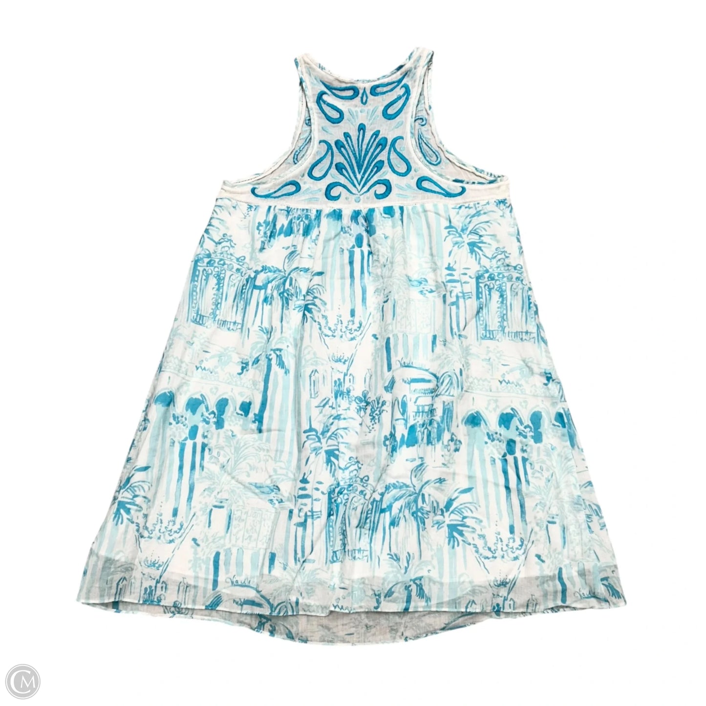 Dress Designer By Lilly Pulitzer In Blue & White, Size: S