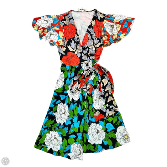 Dress Designer By Diane Von Furstenberg In Floral Print, Size: Xs