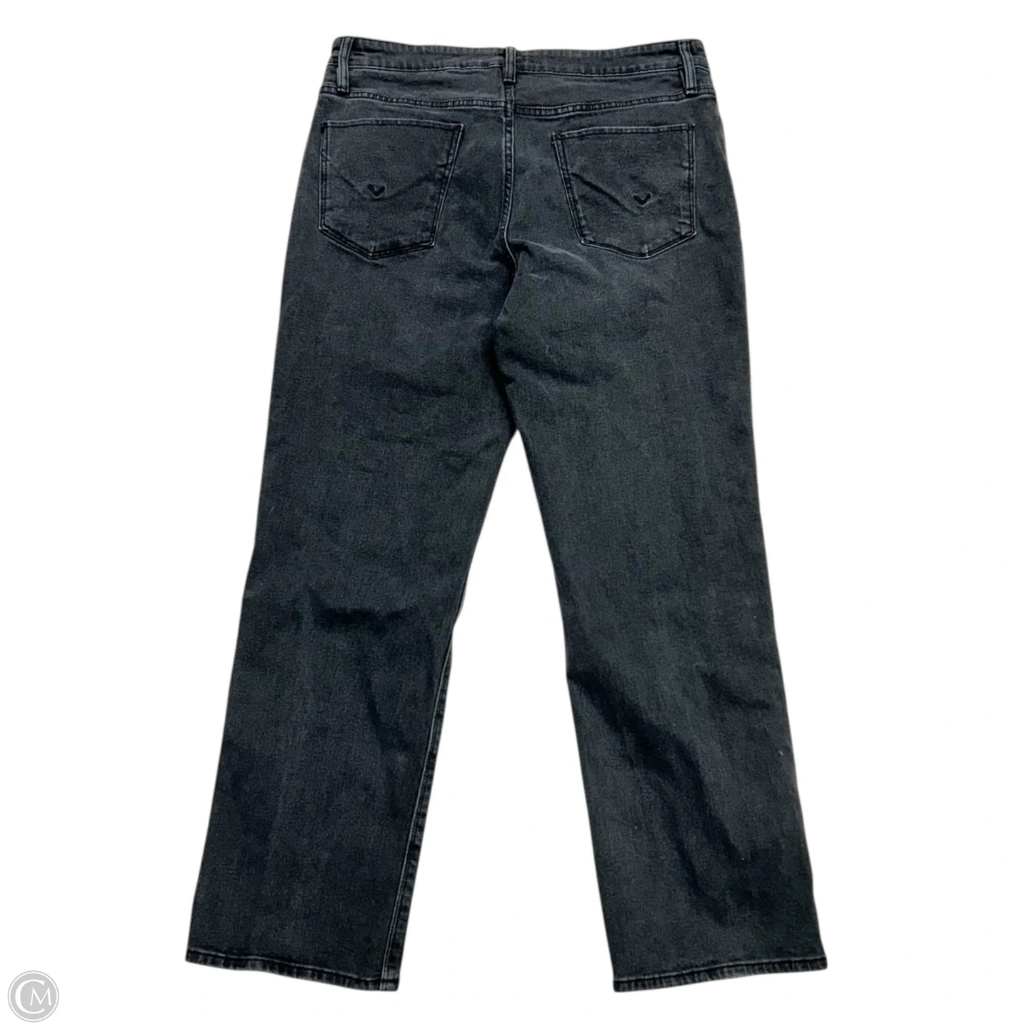 Jeans Wide Leg By Hudson In Black Denim, Size: 12