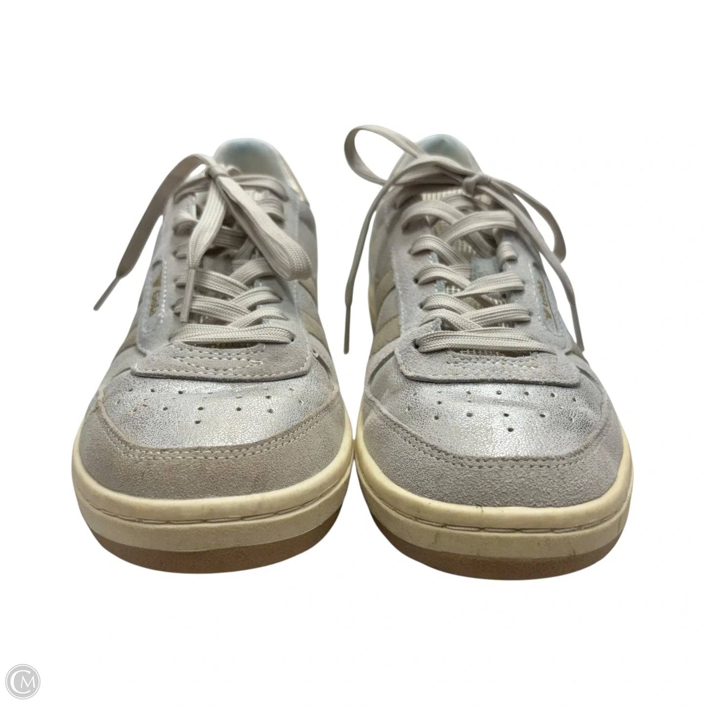 Shoes Sneakers By Gola In Gold & Silver, Size: 7