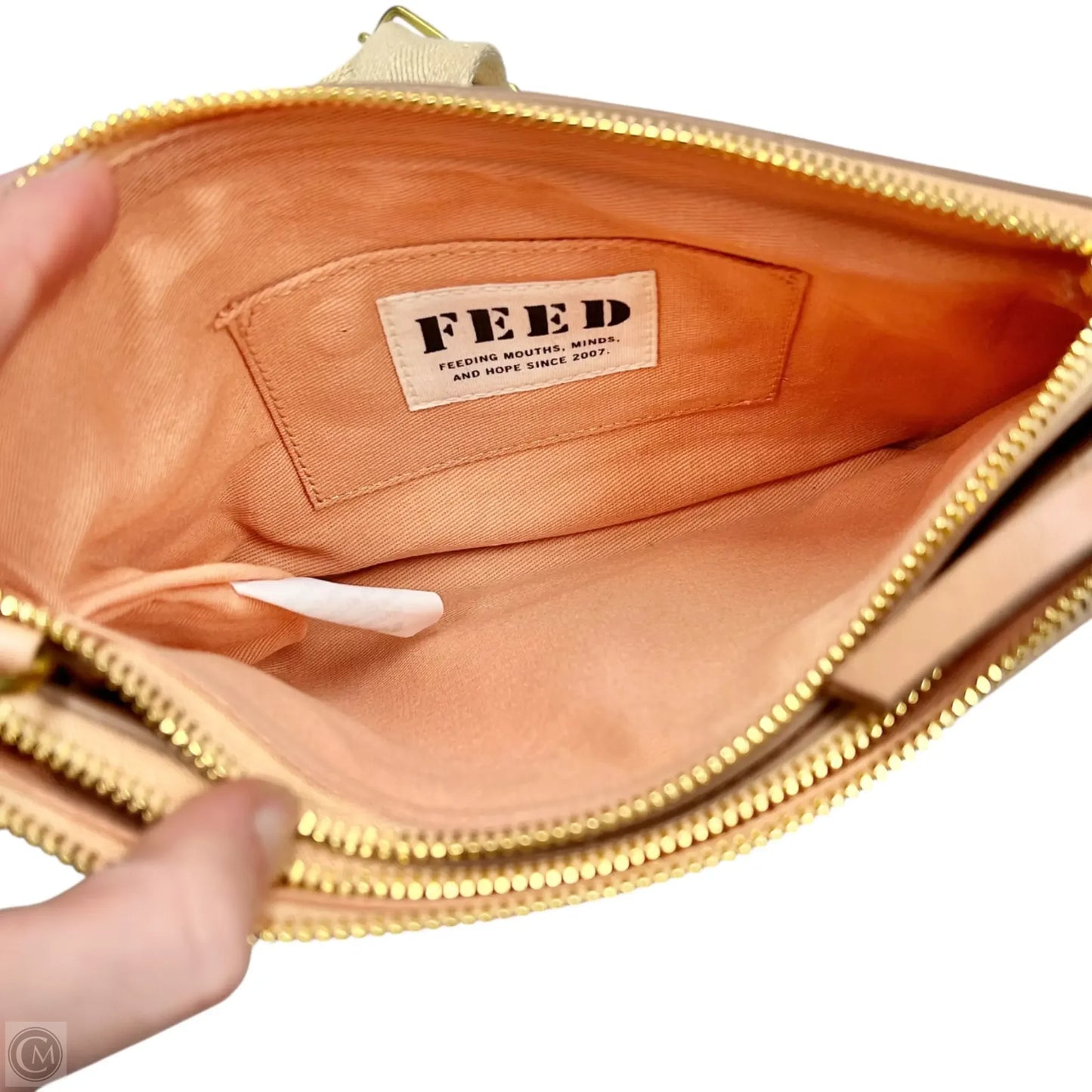 Crossbody Leather By Feed, Size: Small