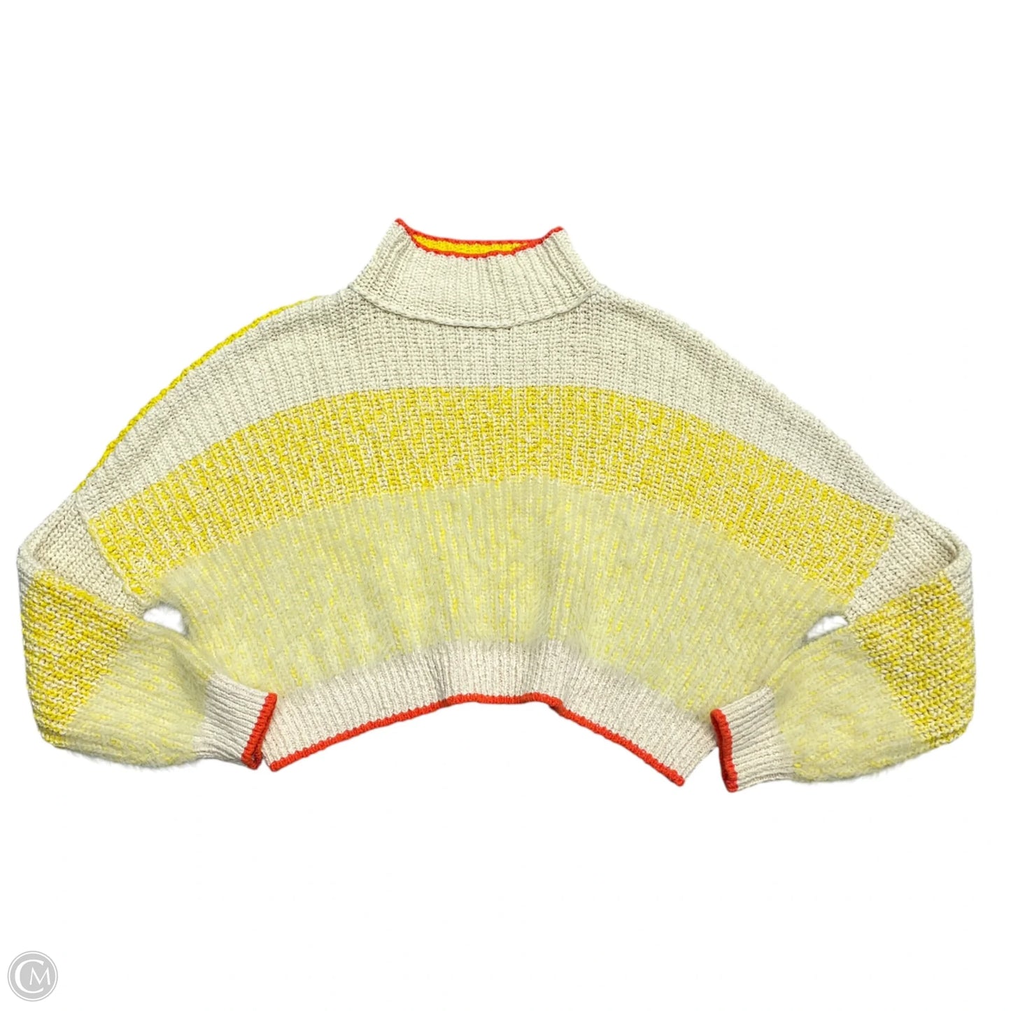 Sweater By Free People In Yellow, Size: M