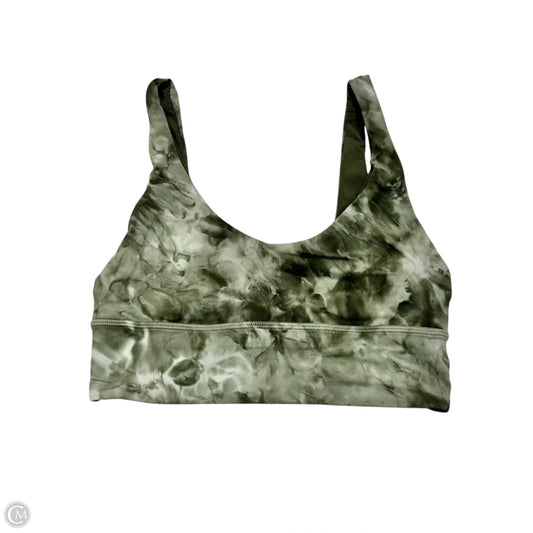 Athletic Bra By Lululemon In Green, Size: S