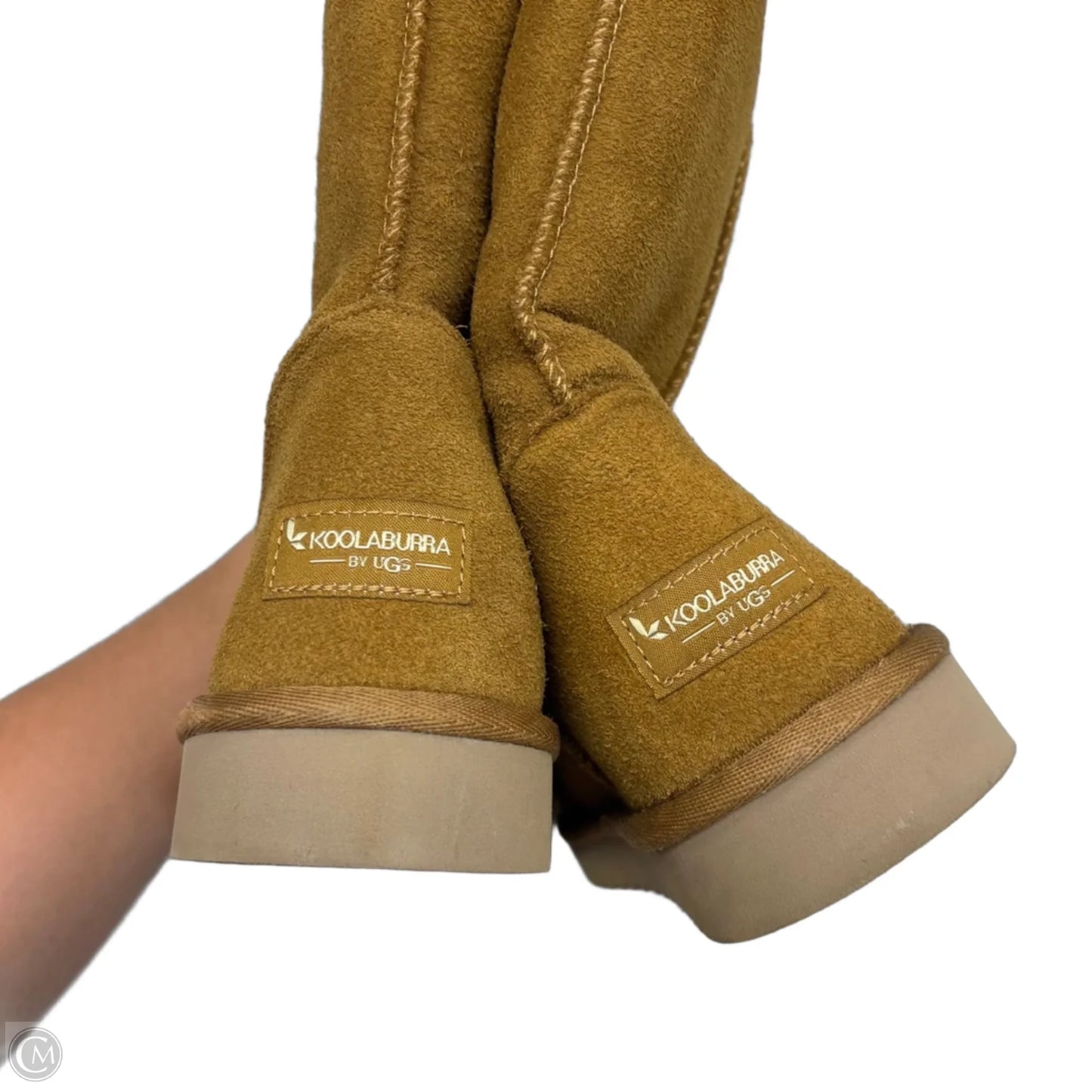Boots Ankle Flats By Koolaburra By Ugg In Tan, Size: 10