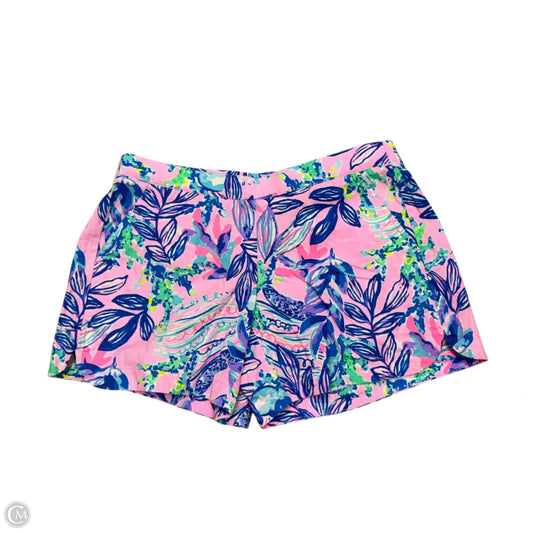 Shorts Designer By Lilly Pulitzer In Blue & Pink, Size: S