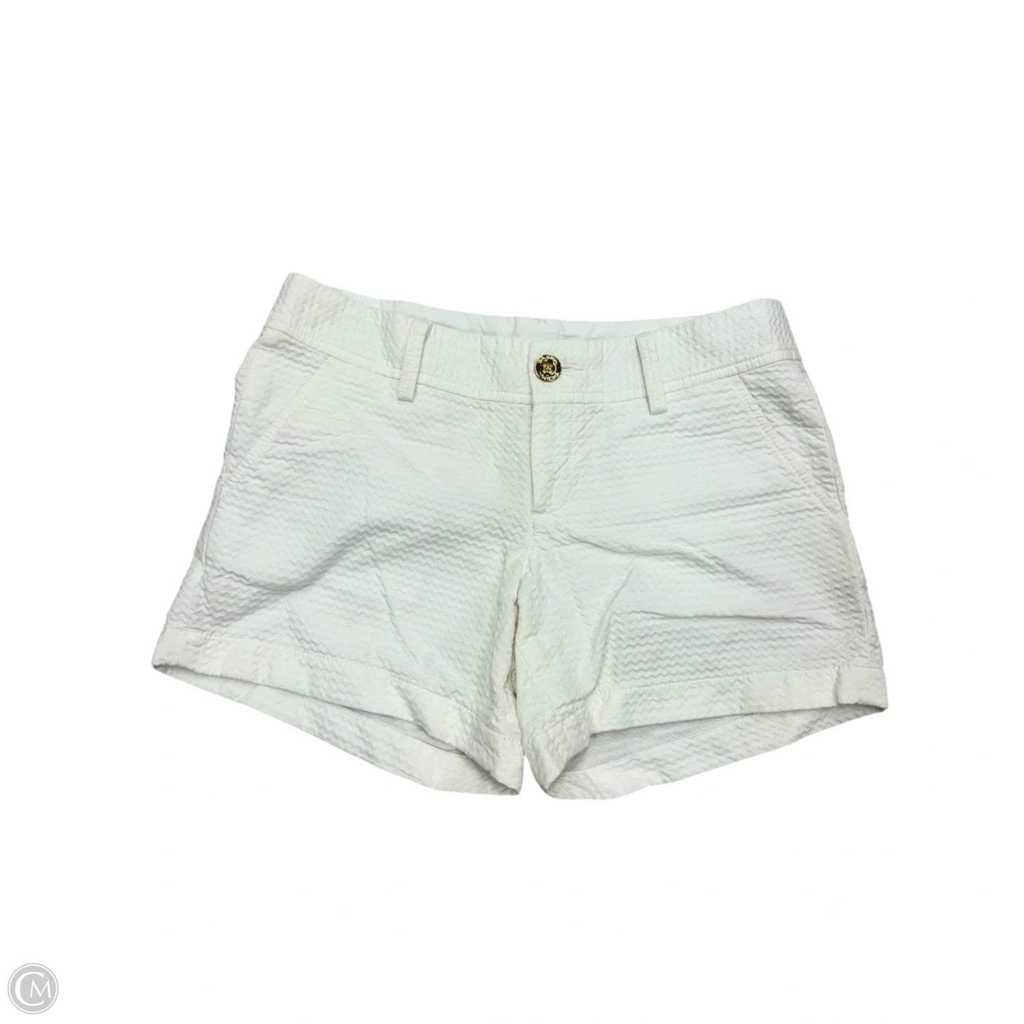 Shorts Designer By Lilly Pulitzer In White, Size: S