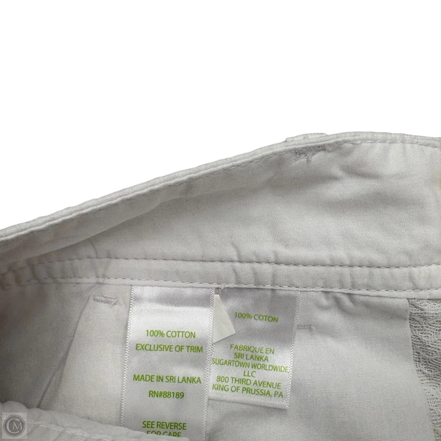 Shorts Designer By Lilly Pulitzer In White, Size: S