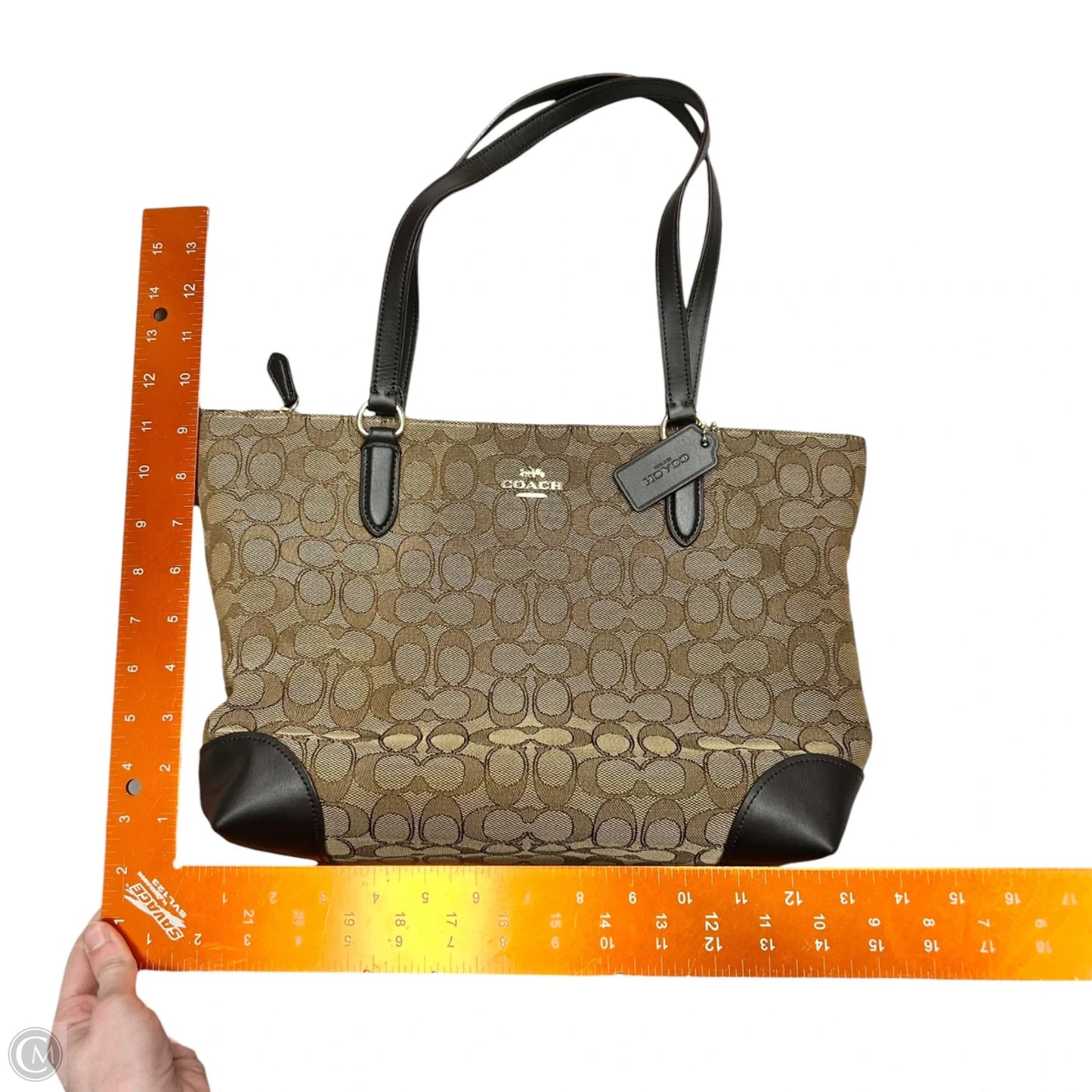 Handbag Designer By Coach, Size: Medium