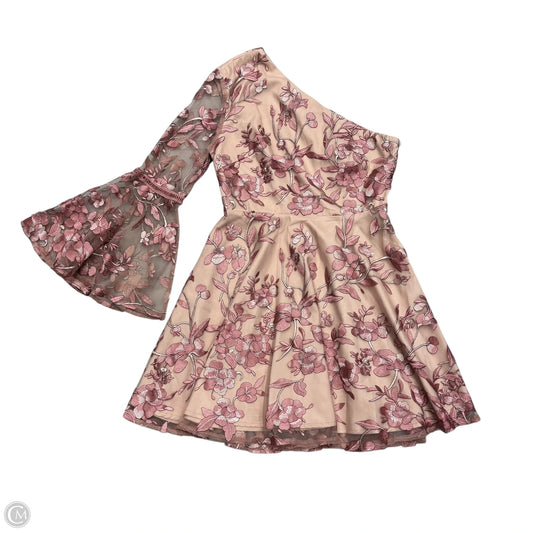 Dress Party Midi By Lady Black Tie In Rose Gold, Size: M