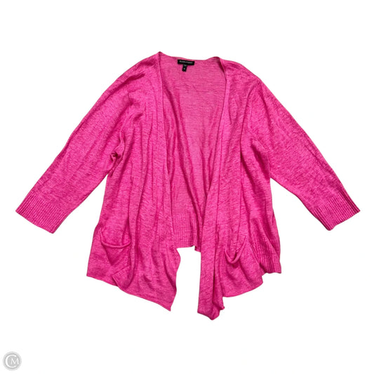 Cardigan By Eileen Fisher In Pink, Size: Xl