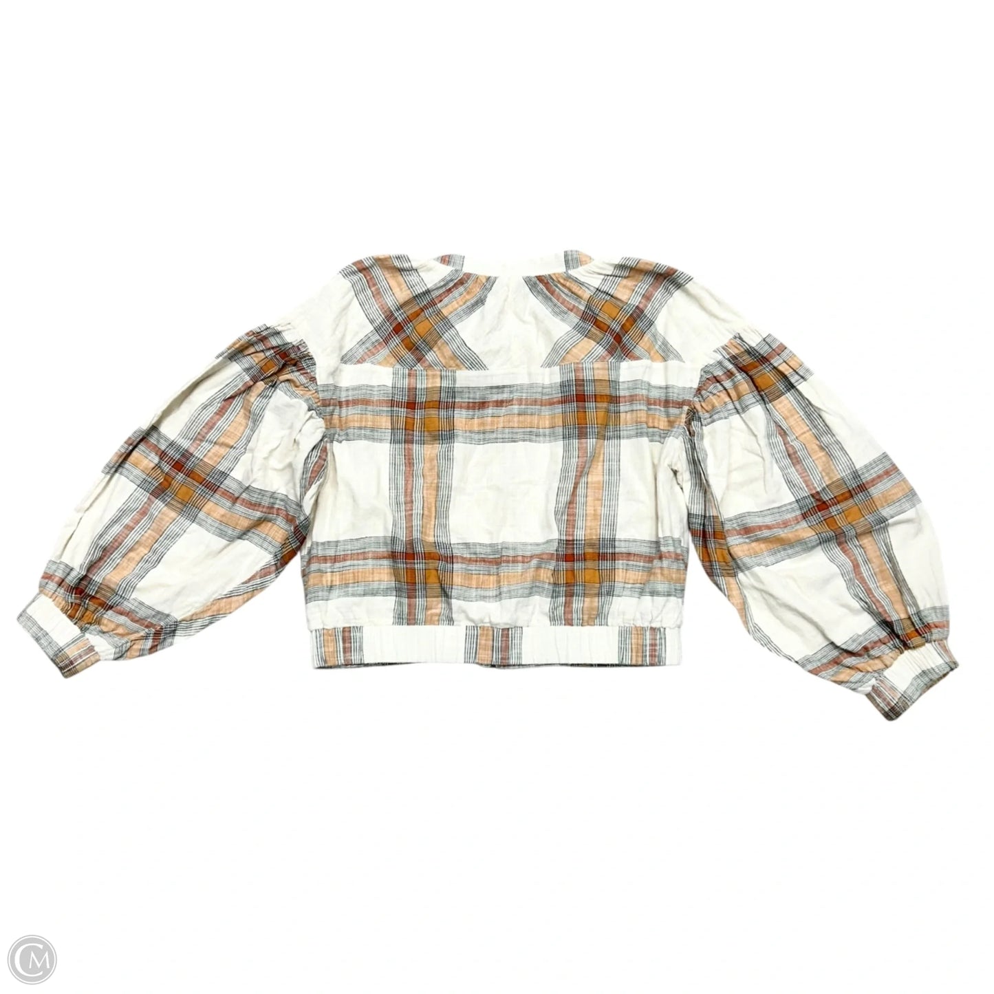 Jacket Other By Free People In Plaid Pattern, Size: L