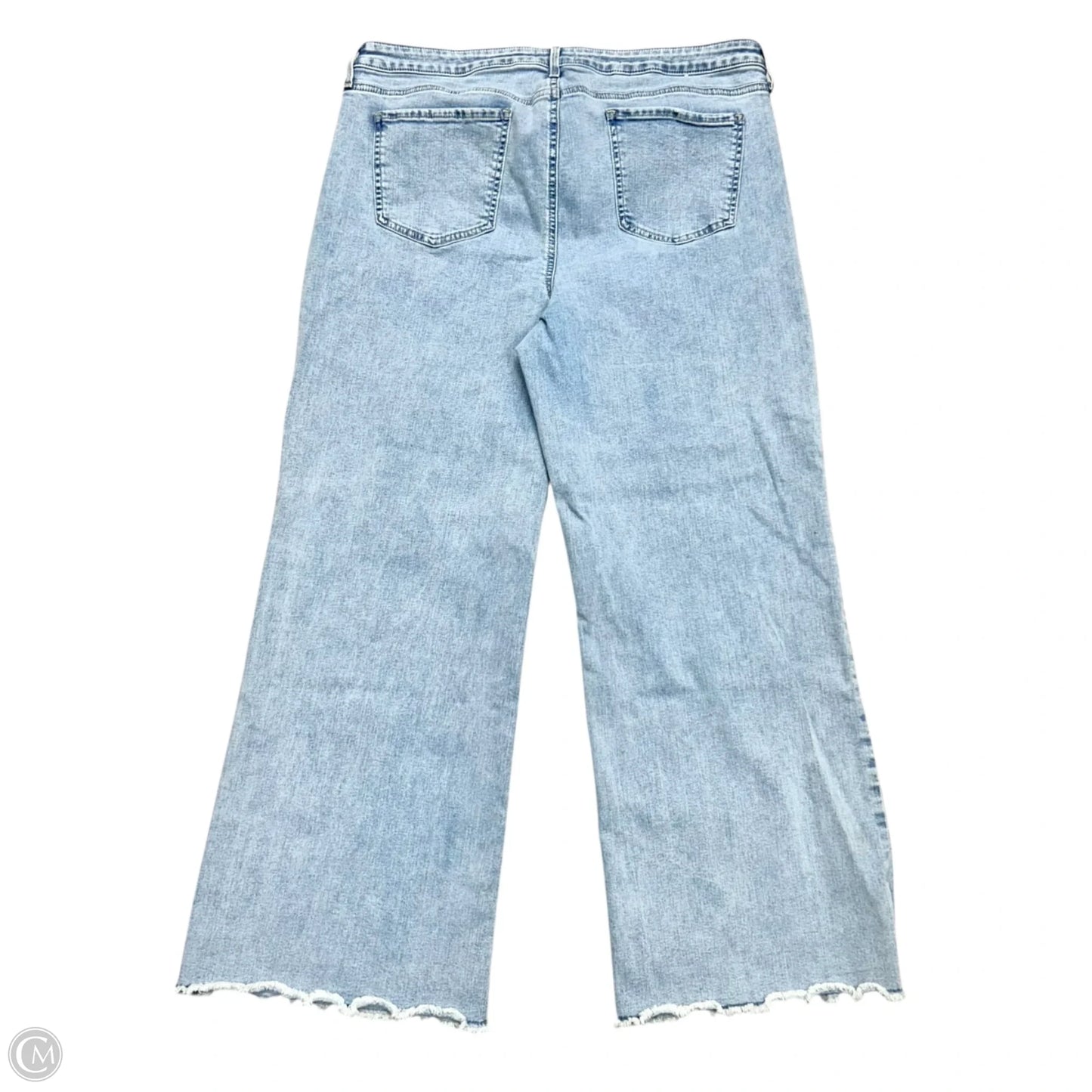 Jeans Wide Leg By Not Your Daughters Jeans In Blue Denim, Size: 16