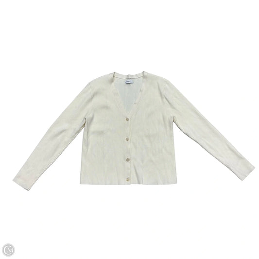 Cardigan By Nine West In Cream, Size: Xl