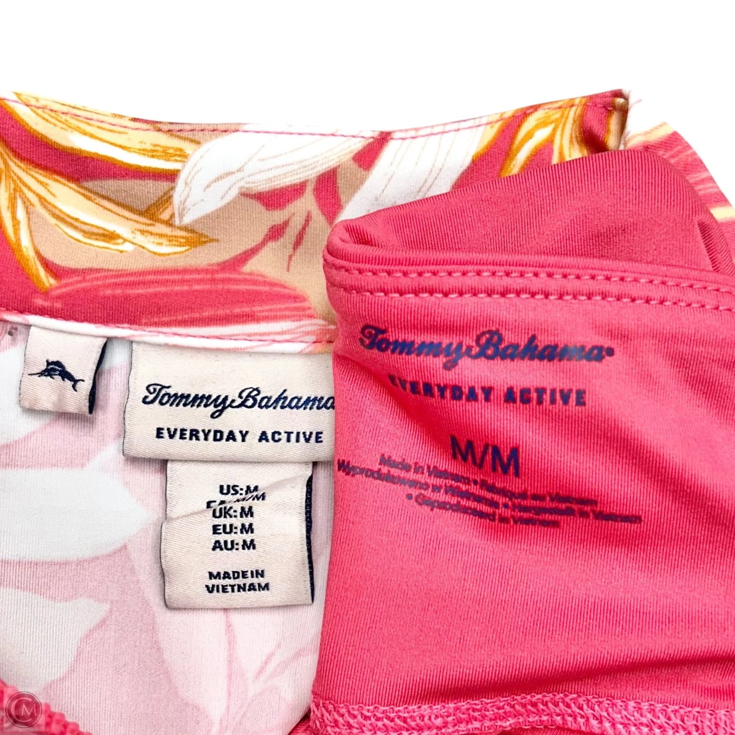 Athletic Dress By Tommy Bahama In Pink & Yellow, Size: M