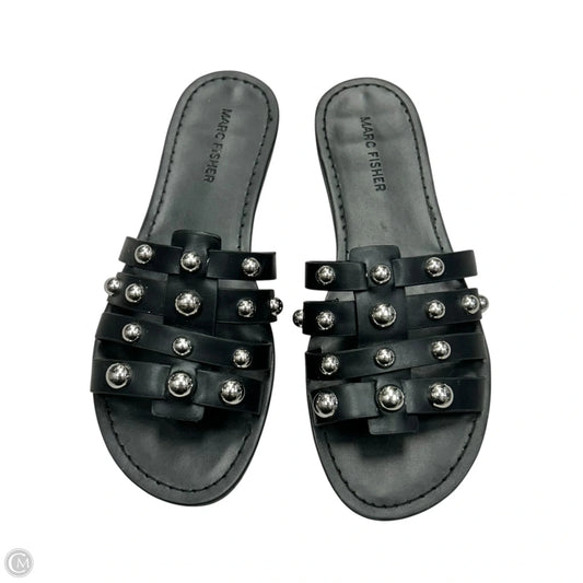 Sandals Flats By Marc Fisher In Black, Size: 7