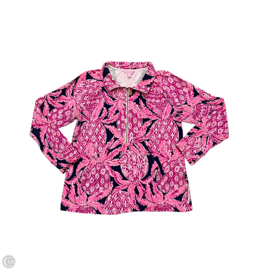 Sweatshirt Designer By Lilly Pulitzer In Blue & Pink, Size: L