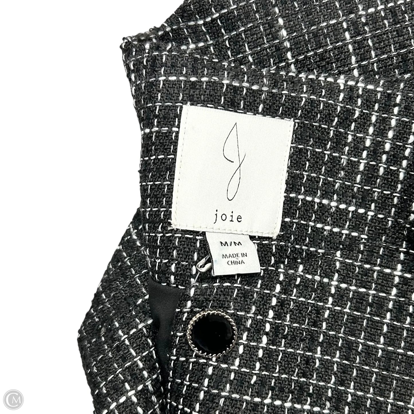 Blazer By Joie In Black & White, Size: M