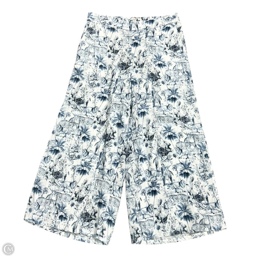 Pants Linen By Rachel Zoe In Blue & White, Size: L