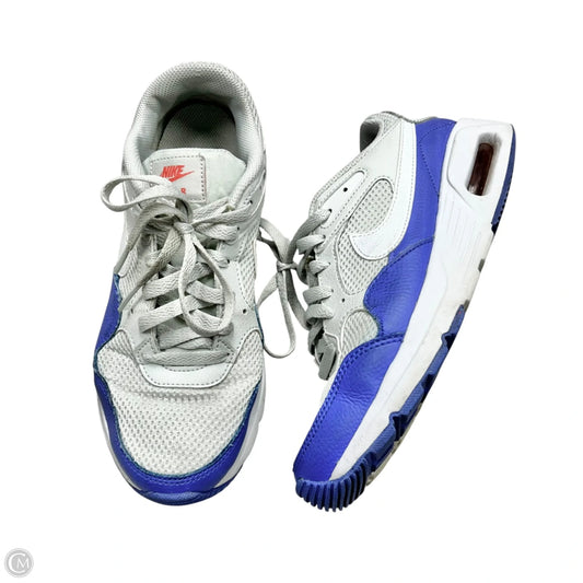 Shoes Athletic By Nike In Blue & Grey, Size: 8