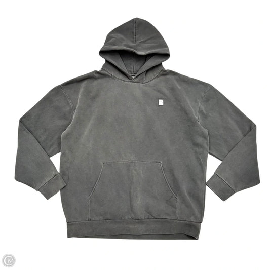 Sweatshirt Hoodie By Hells Kitchen In Grey, Size: Xl