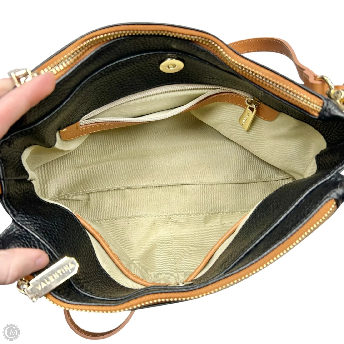 Handbag By Valentina, Size: Medium