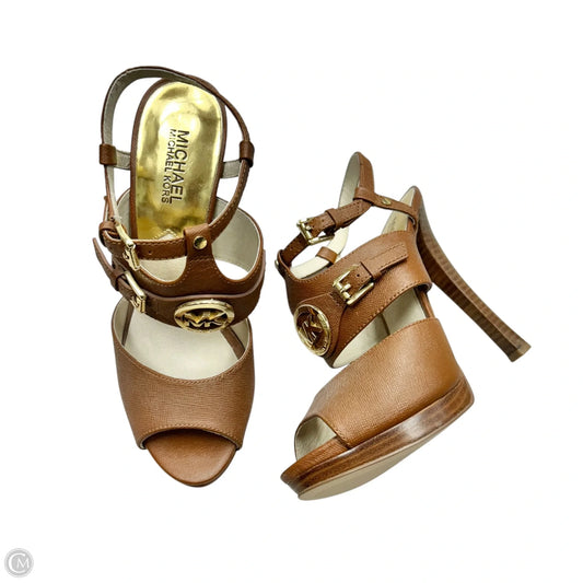 Shoes Heels Stiletto By Michael By Michael Kors In Brown, Size: 8.5