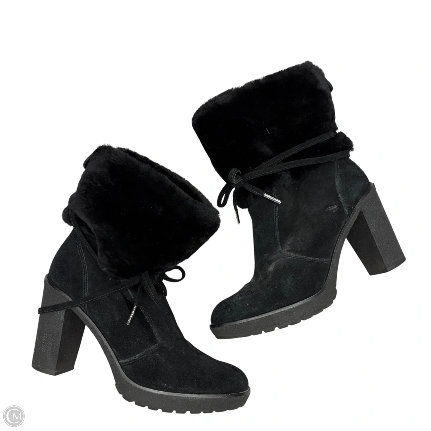 Boots Ankle Heels By Michael By Michael Kors In Black, Size: 9.5