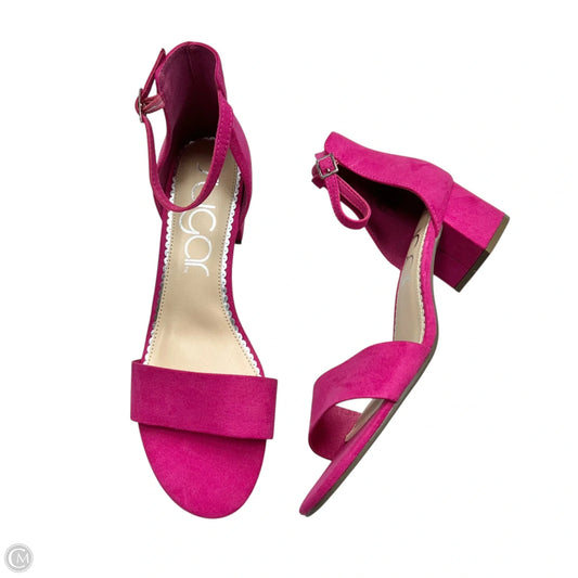Sandals Heels Block By Sugar In Pink, Size: 12