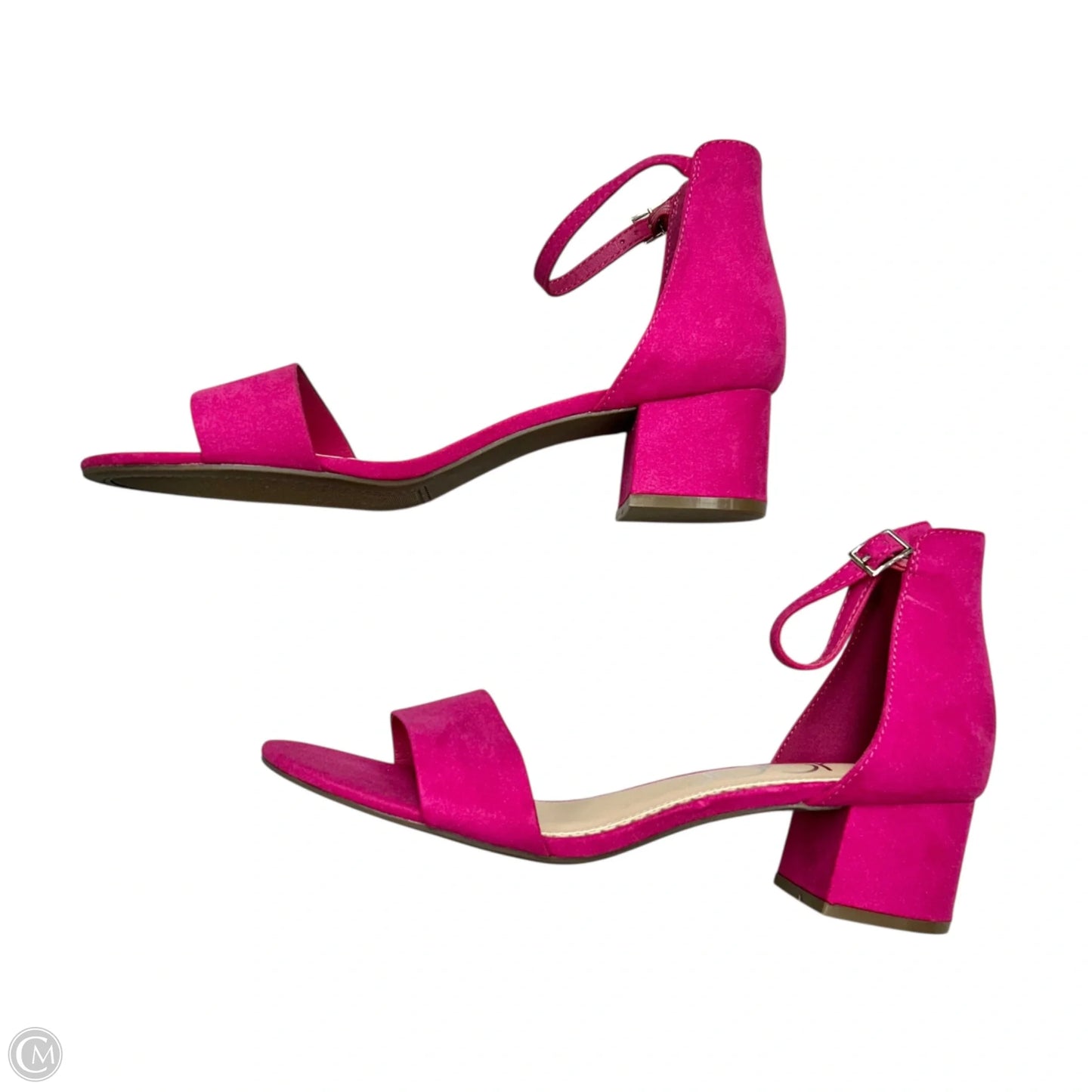 Sandals Heels Block By Sugar In Pink, Size: 12