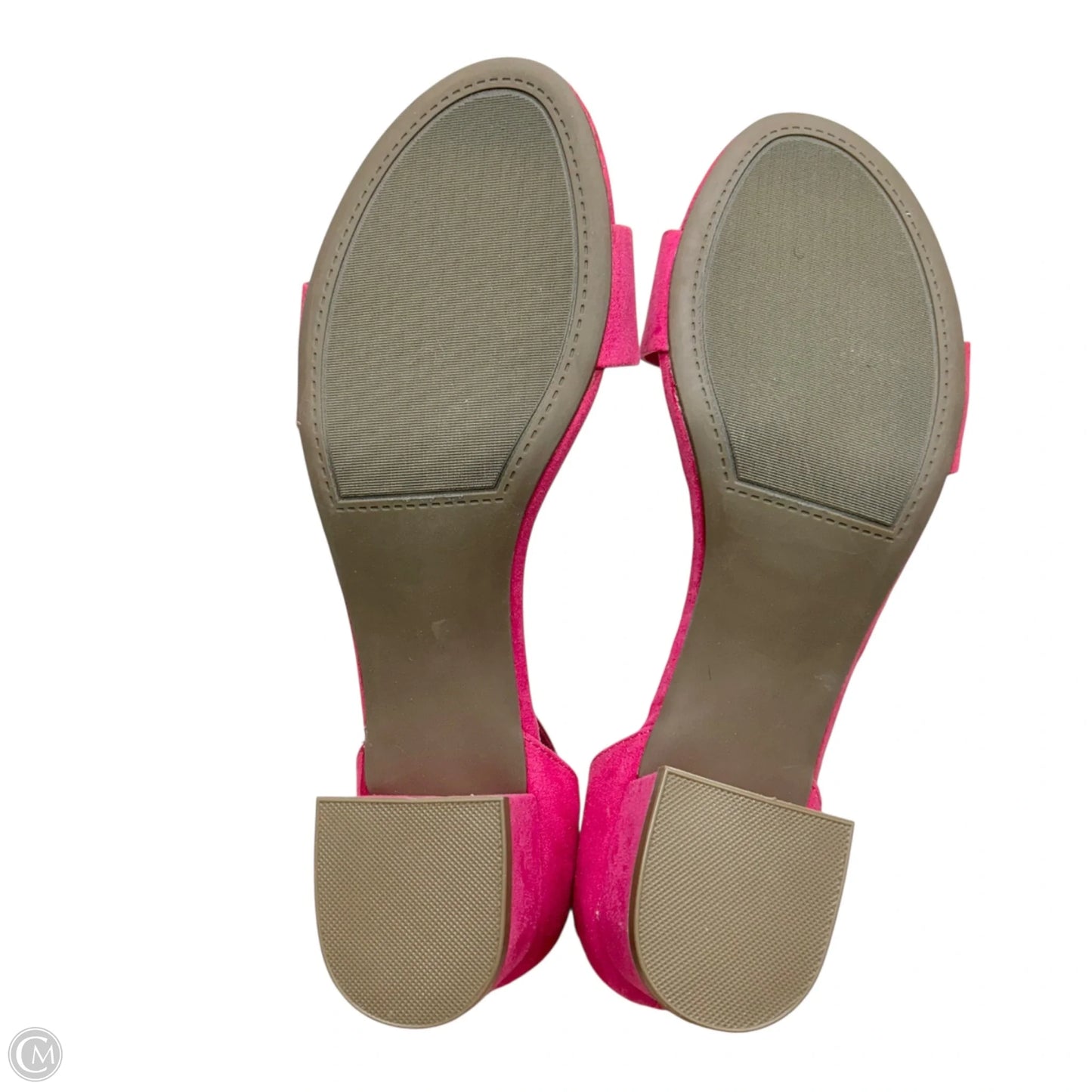 Sandals Heels Block By Sugar In Pink, Size: 12