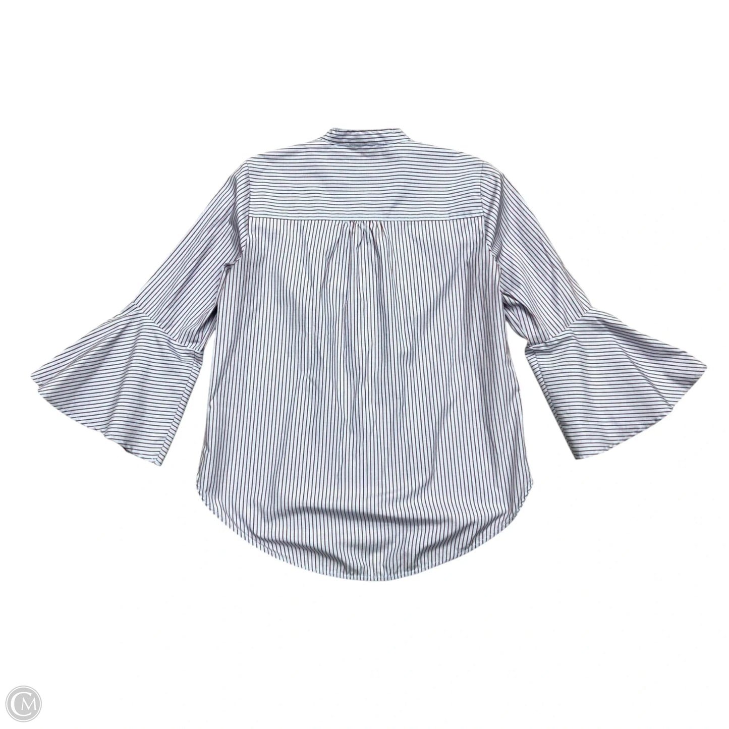Top Long Sleeve By Maeve In Blue & Red, Size: M