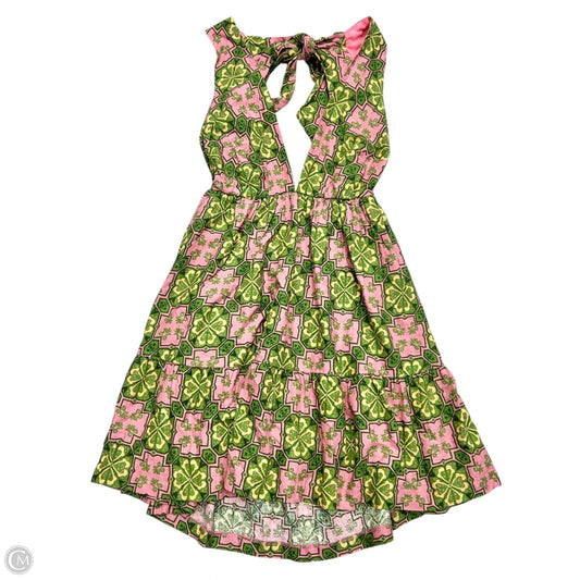 Dress Casual Short By House Of Harlow In Green & Pink, Size: M