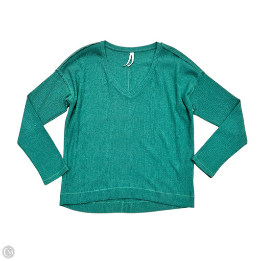 Top Long Sleeve By Anthropologie In Green, Size: M