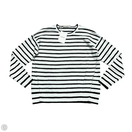 Top Long Sleeve By Everlane In Striped Pattern, Size: M
