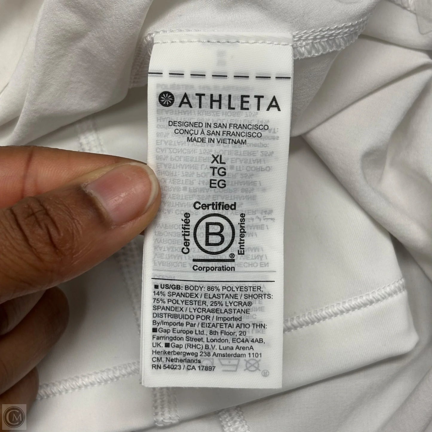 Athletic Skirt By Athleta In White, Size: Xl
