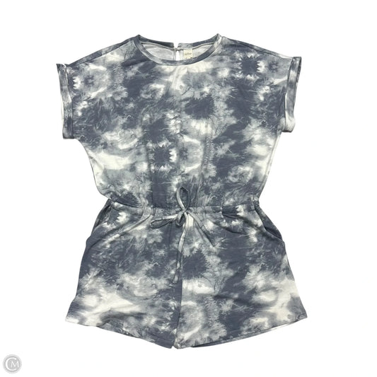 Romper By Kaileigh In Blue & White, Size: 2x