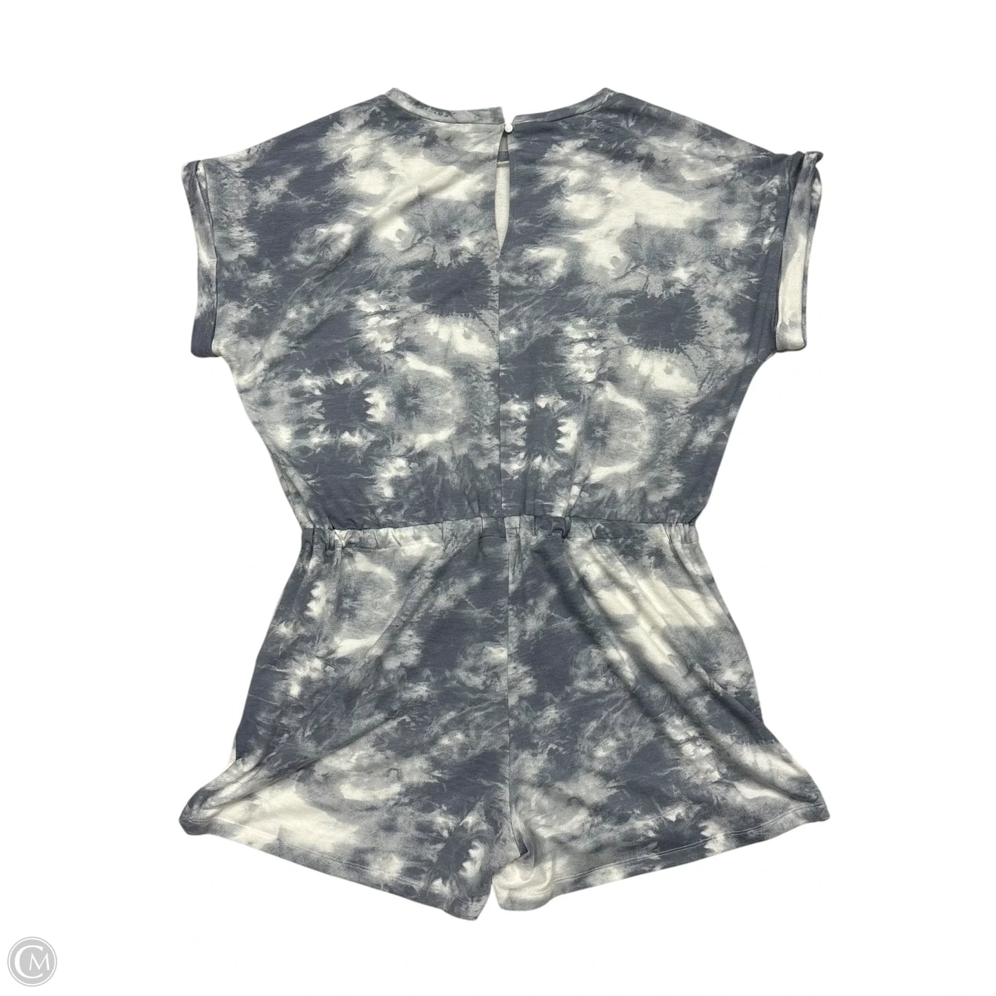 Romper By Kaileigh In Blue & White, Size: 2x