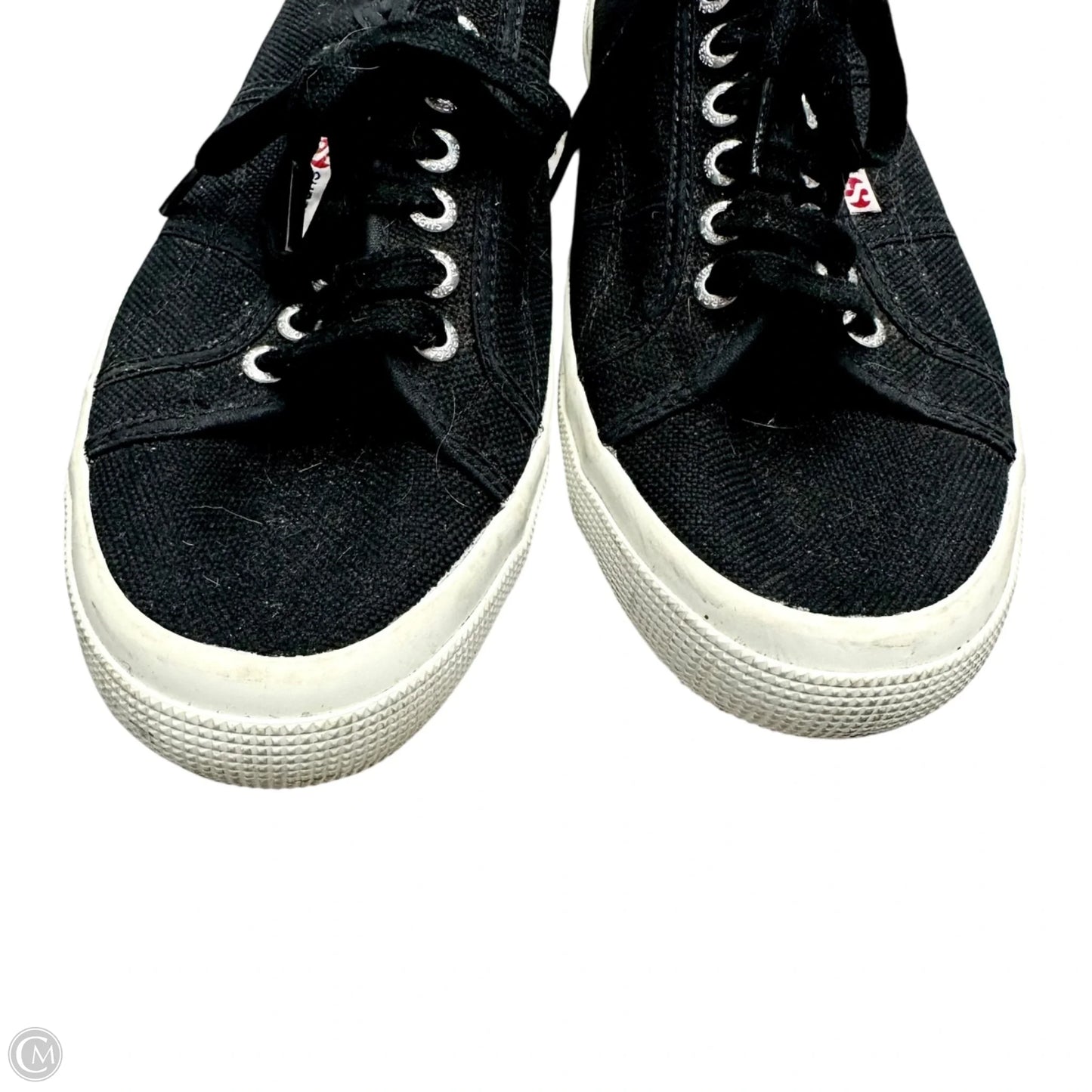 Shoes Sneakers By Superga In Black, Size: 10