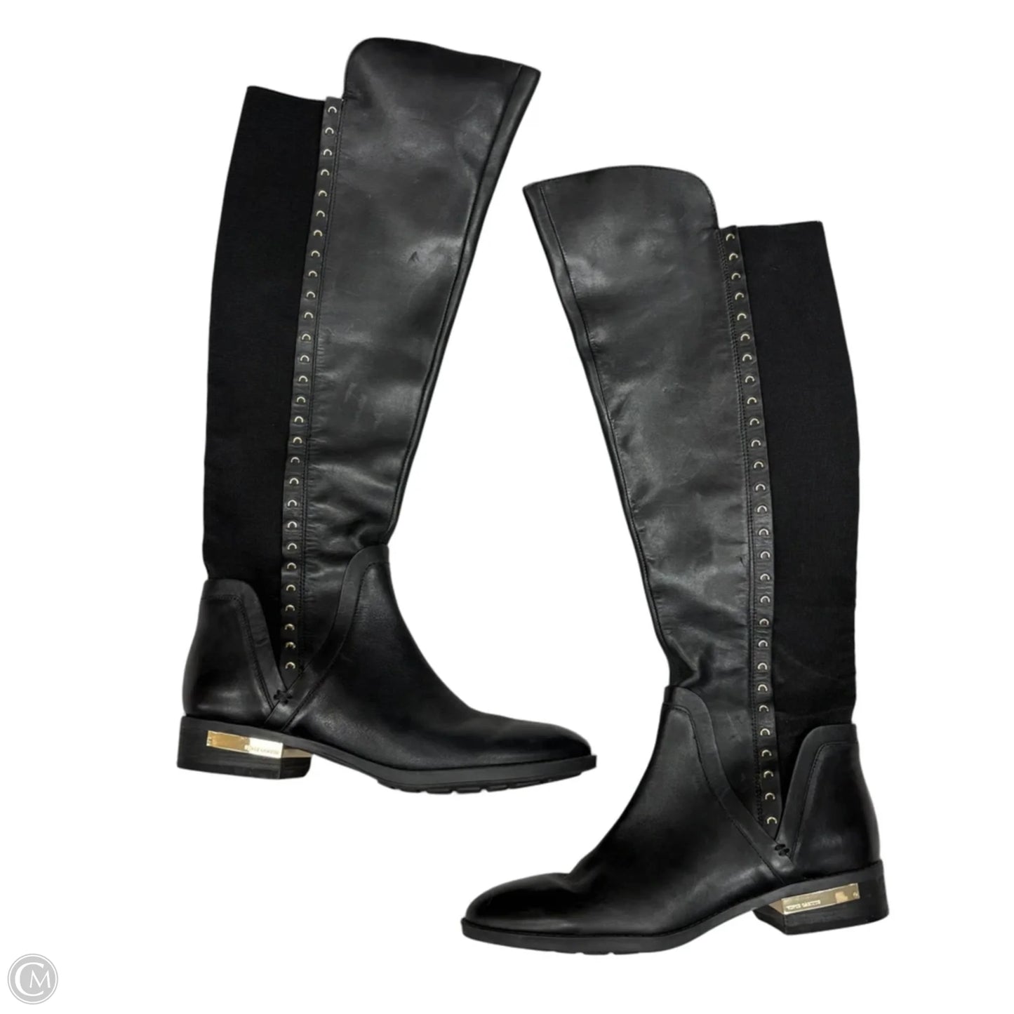 Boots Knee Flats By Vince Camuto In Black, Size: 8.5